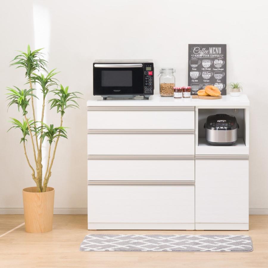 ニトリ（NITORI） キッチンカウンター(リガーレ120CT WH) キッチン収納