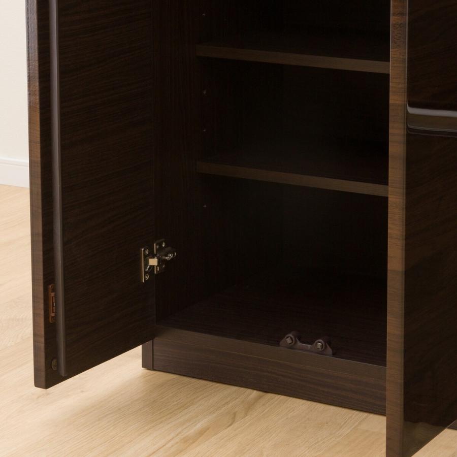 ニトリ（NITORI） 幅140cm キッチンボード(アルミナ2 140KB DBR