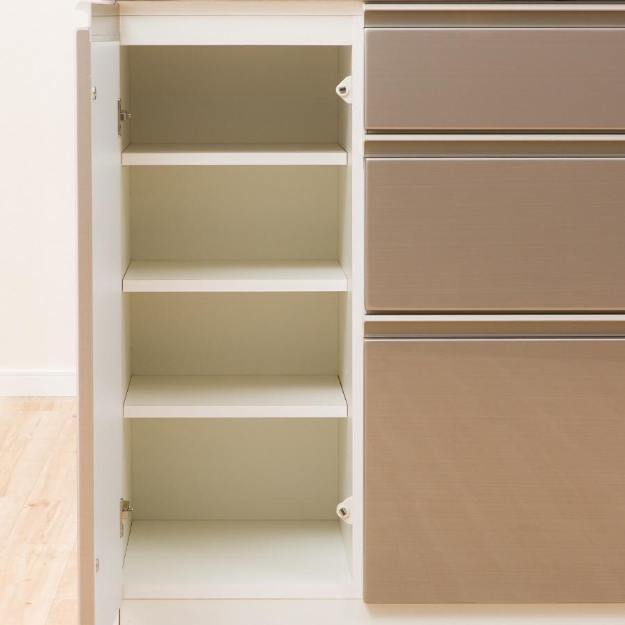 ニトリ（NITORI） 幅120cm キッチンボード(アルミナ2 120KB SI) ニトリ