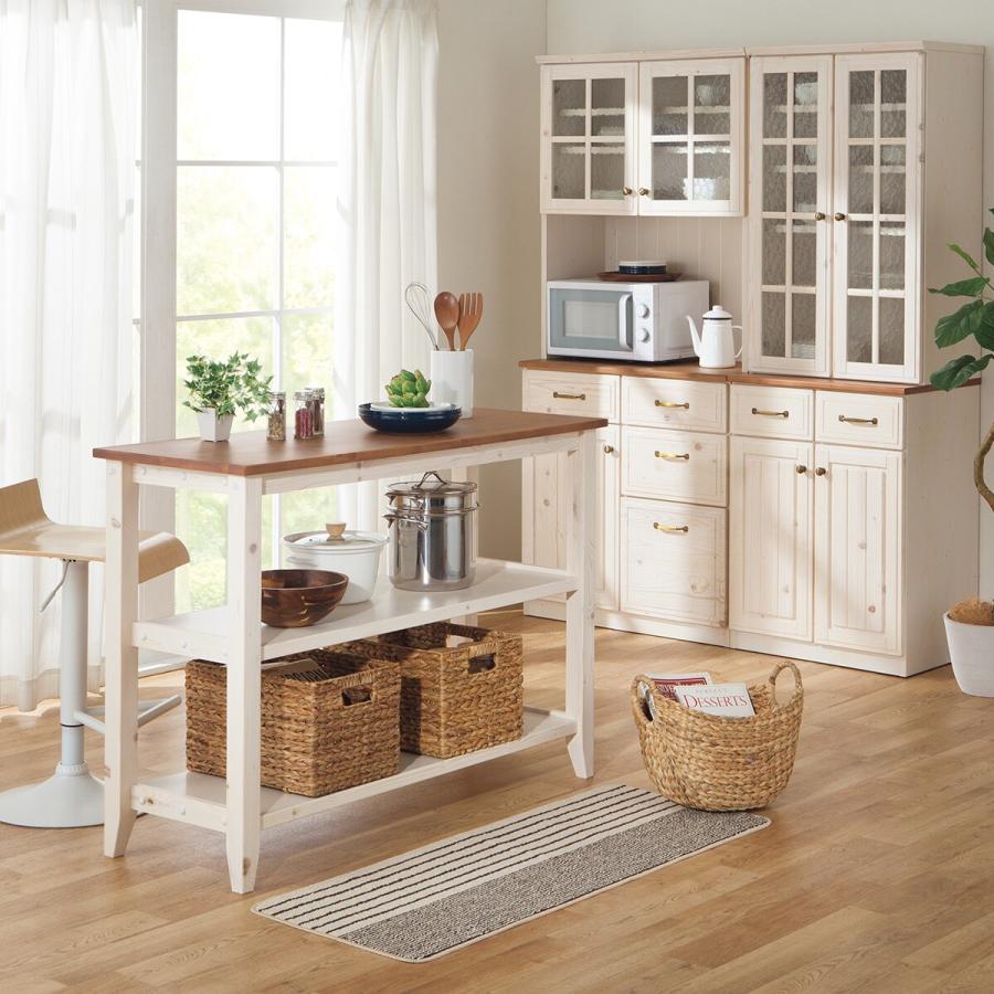 ニトリ（NITORI） 幅80 キッチンボード(シナモ80 WH) ダイニングボード