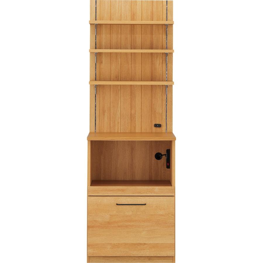 ニトリ（NITORI） 幅60 レンジボード(ブレットN 60J LBR) レンジ台 幅