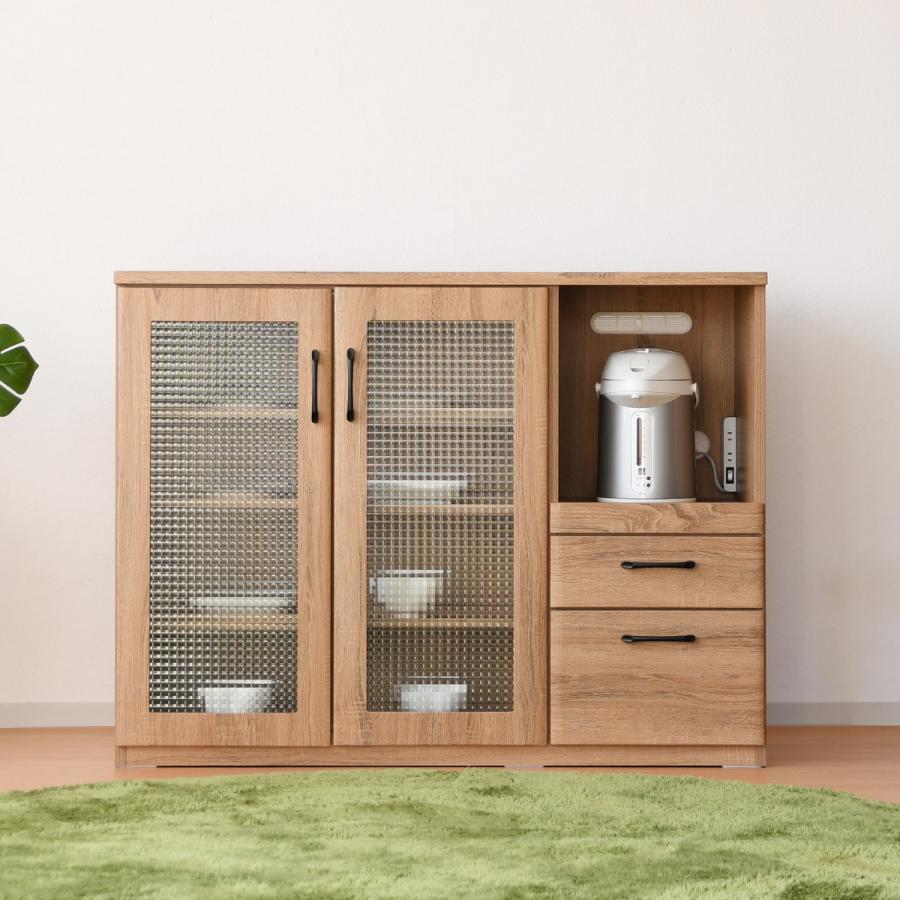 ニトリ（NITORI） 食器と家電がまとめて入るカウンター 幅119