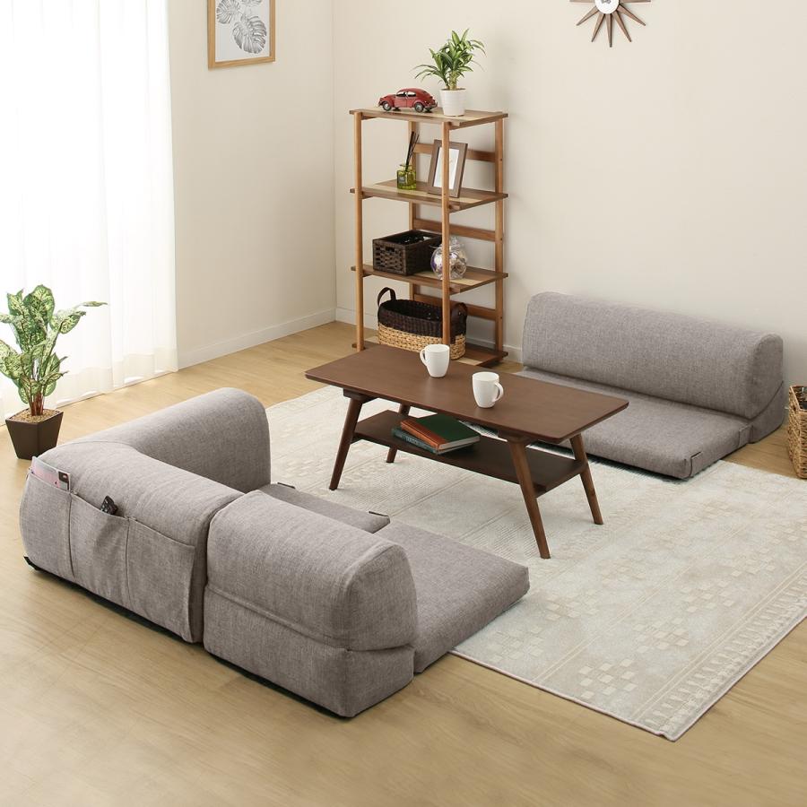 ニトリ（NITORI） ソファー ソファ ポケット付きロータイプコーナー