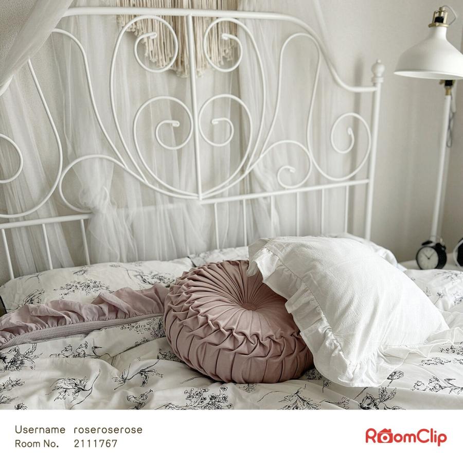 ニトリ（NITORI） 円形クッション(ダリア2 RO) デコホーム : ニトリ