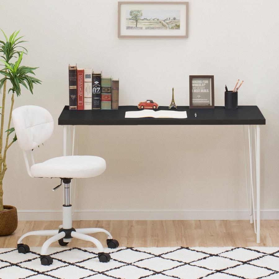 ニトリ（NITORI） デスクプレフェセット（天板140BK/ワイヤーレッグ