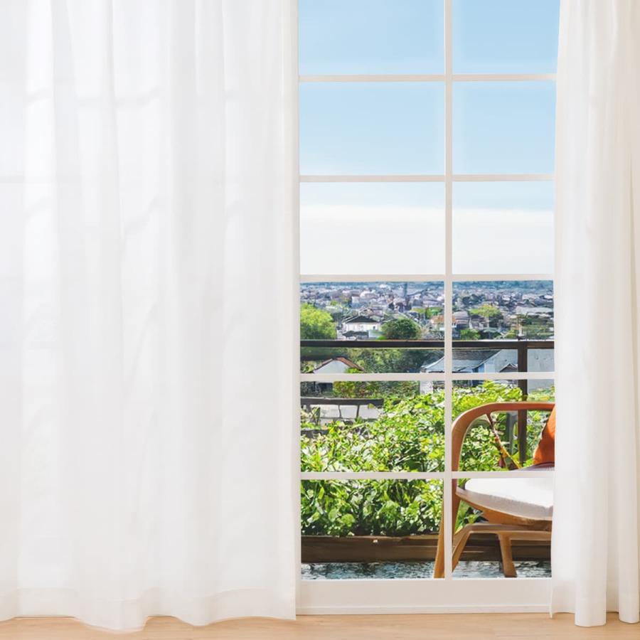 ニトリ（NITORI） （1枚入り）遮熱・遮像レースカーテン(アラン