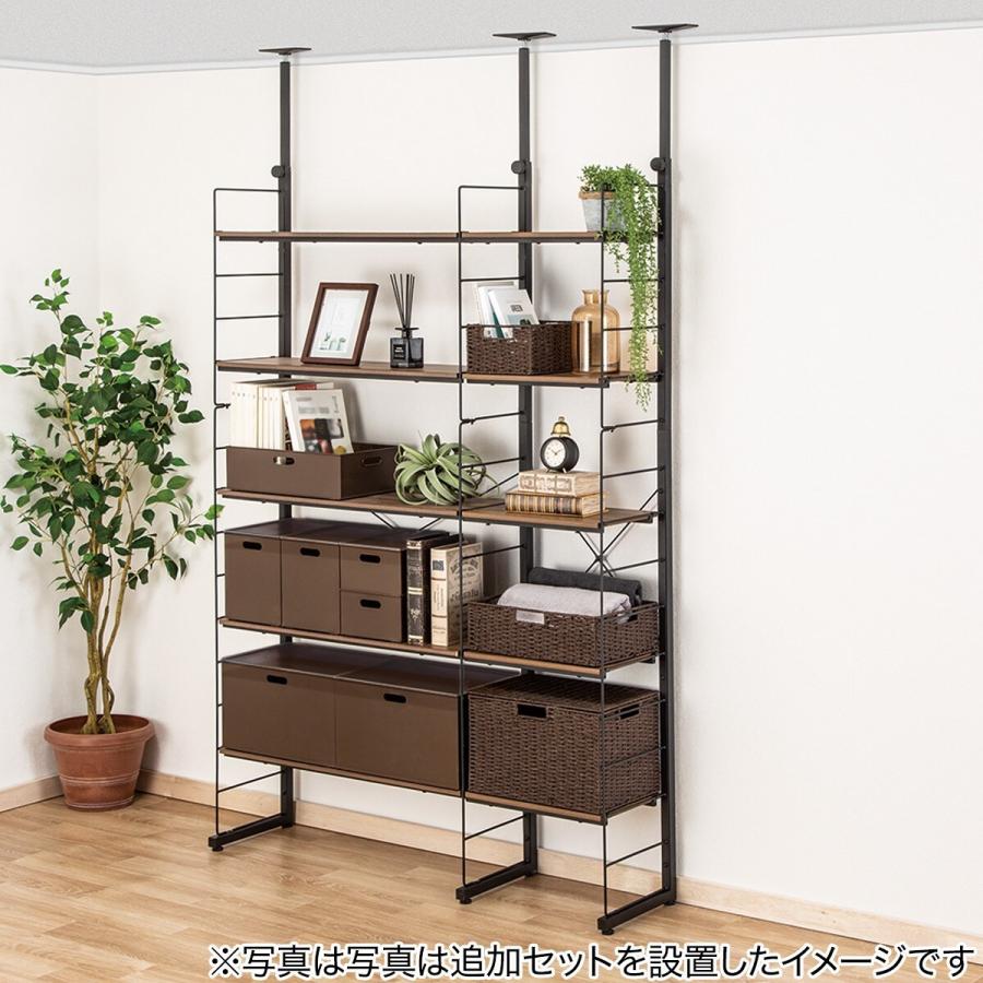 ニトリ（NITORI） 『追加セット』突っ張りワイヤーシェルフNポルダ幅