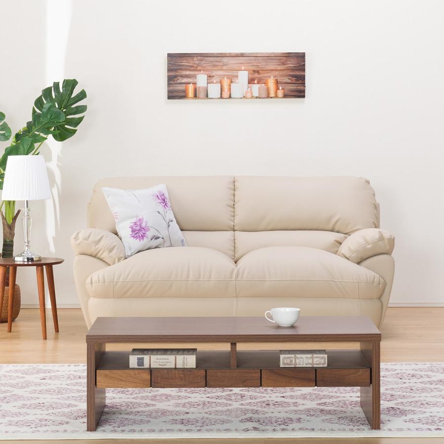 ニトリ（NITORI） ソファー ソファ 2人掛け 合成皮革ソファ (Nシールド