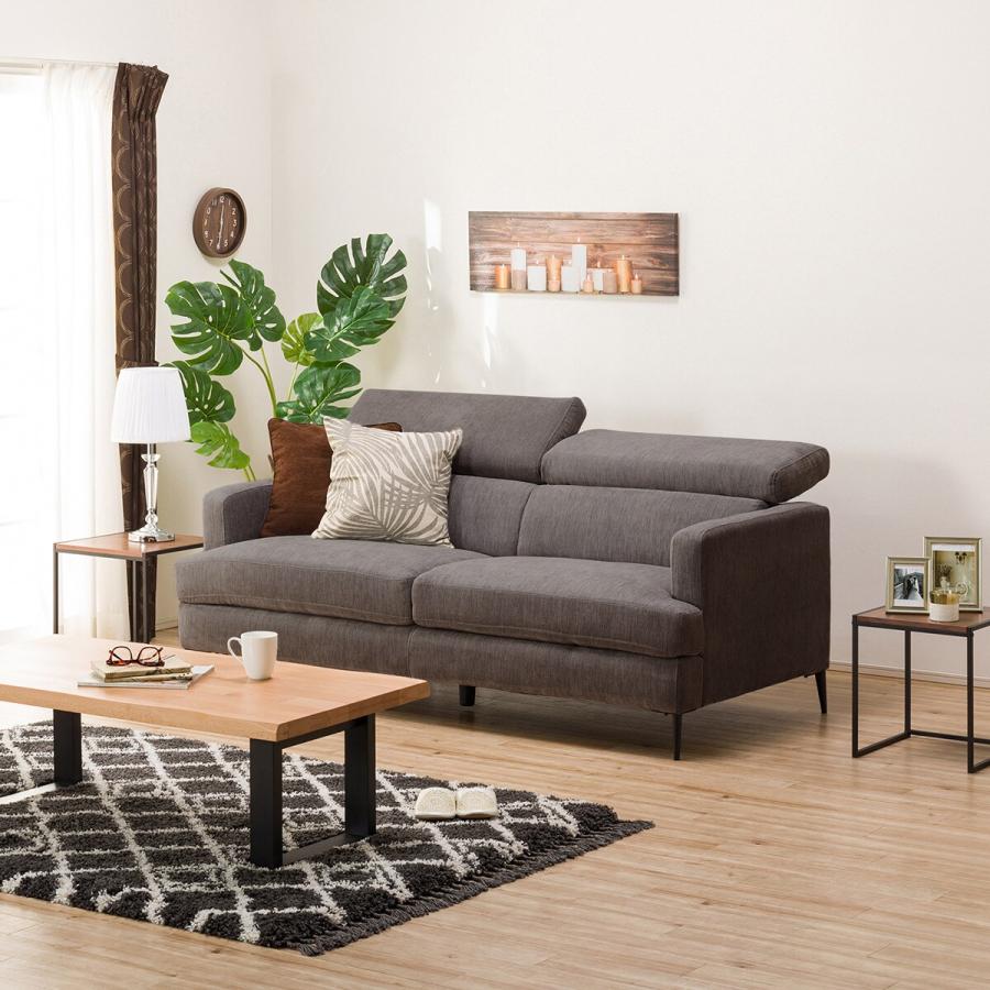 ニトリ（NITORI） ソファー ソファ 3人掛け 布張りソファ(サザーラ DGY