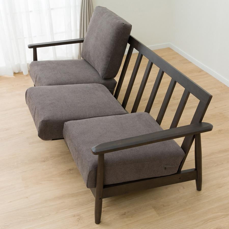 ニトリ（NITORI） ソファー ソファ 3人掛け 布張りソファ(IG01 DMO/DBR