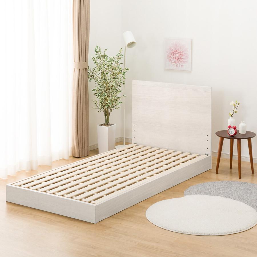 ニトリ（NITORI） シングルベッドフレーム(NS-001 LEG/LOW すのこ WW