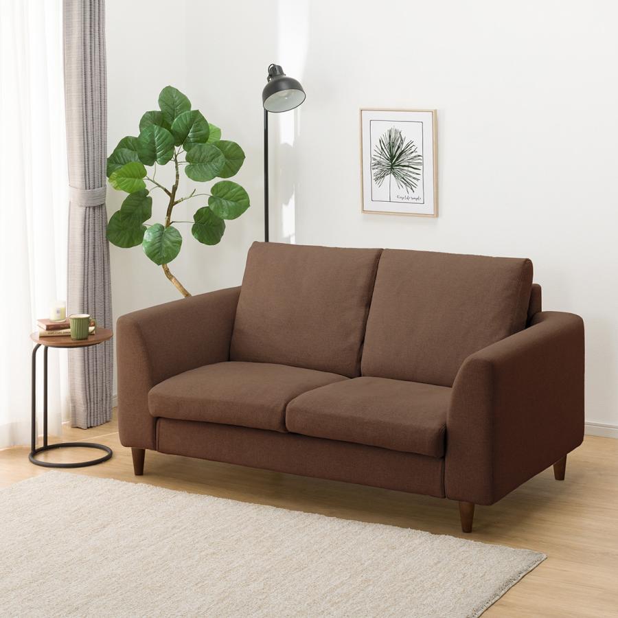 ニトリ（NITORI） ソファー ソファ 布張り2人掛けソファ 木脚タイプ