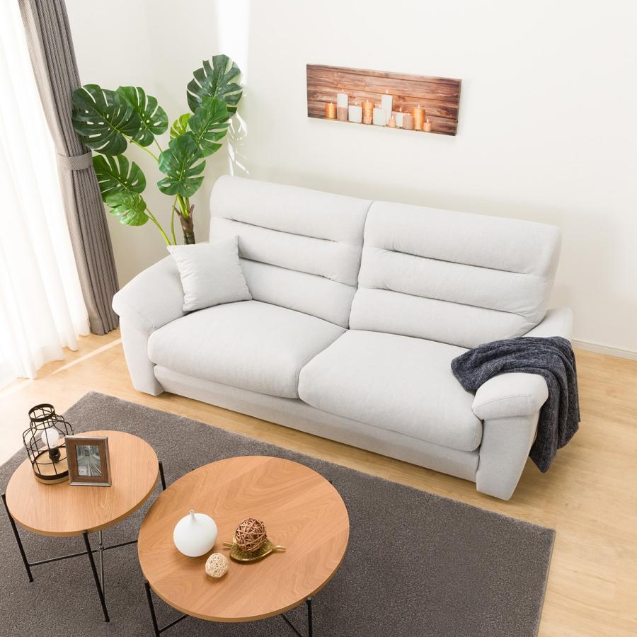 ニトリ（NITORI） 3人掛け布張りソファ(Nポケット BS12 S-LO Nシールド