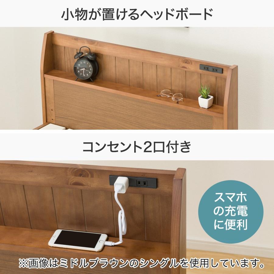 ニトリ（NITORI） ベッド すのこセミダブルベッドフレーム(SP-001 WW S