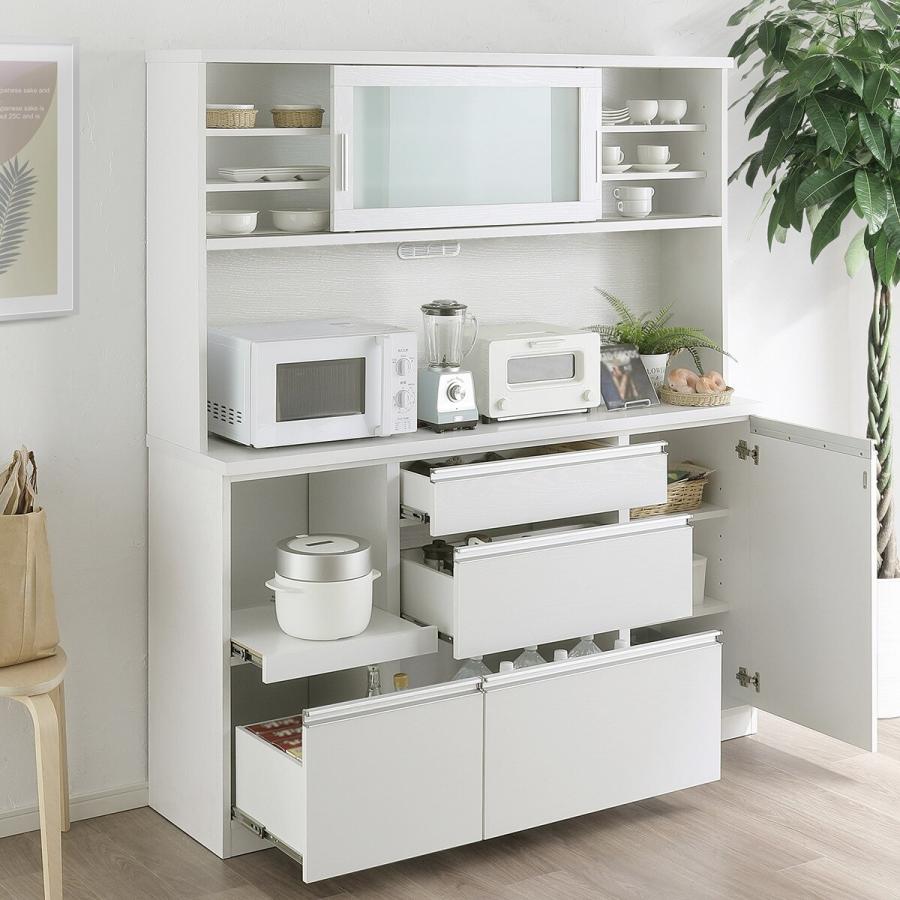 ニトリ（NITORI） 半透明ガラスのキッチンボード (幅159.5cm WW