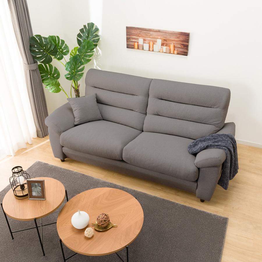 ニトリ（NITORI） 3人掛け布張りソファ(Nポケット BS12 S-HI AQ-MGY