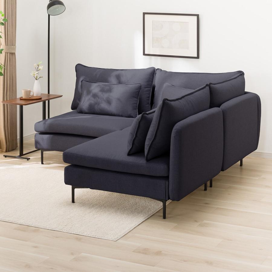 ニトリ（NITORI） 広い座面のゆったりコンパクトなコーナーソファ