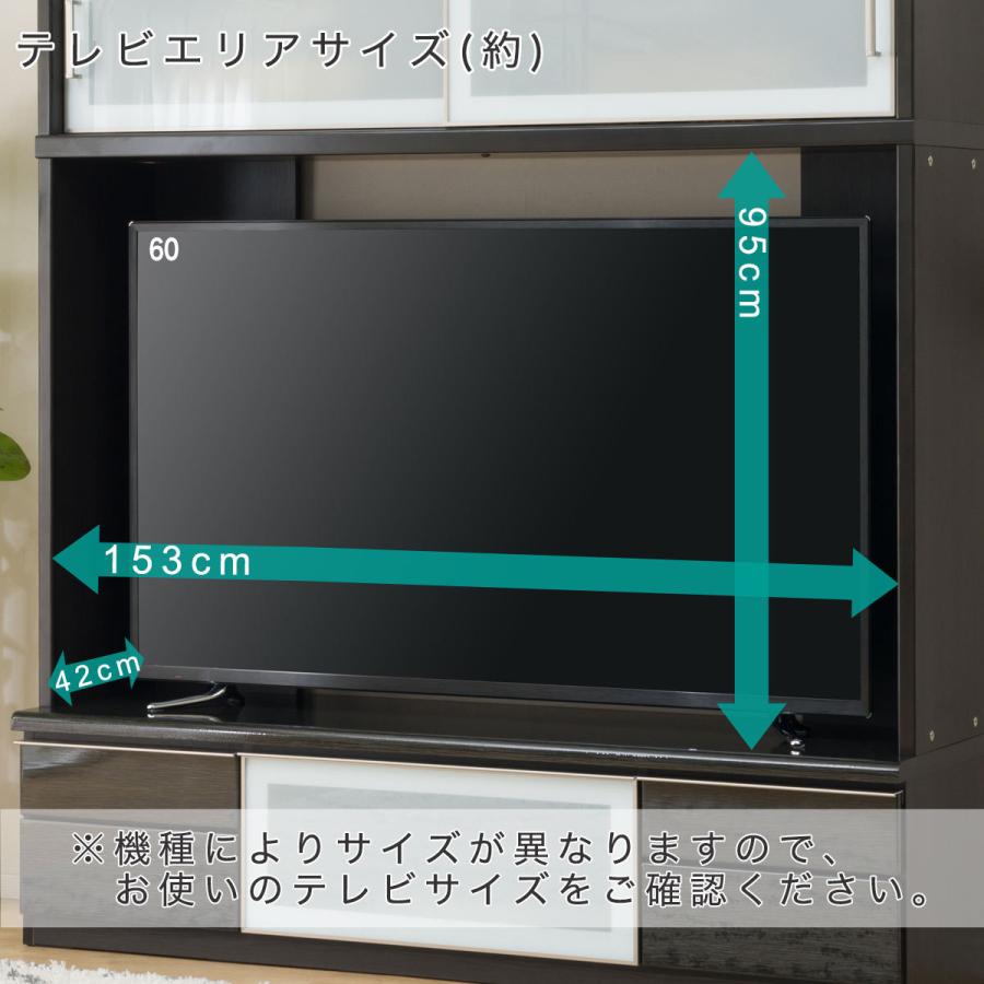 ニトリ（NITORI） 幅160 テレビボードセット（ポスティアN160BK
