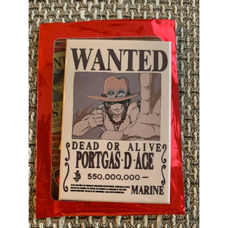☆ ワンピース ONE PIECE 手配書 缶バッジ エース : Nikotto Yahoo