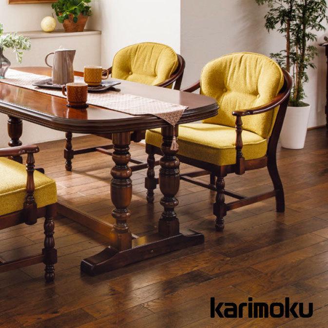 COLONIAL（カリモク家具） カリモク 肘掛椅子 コロニアル ファブリック