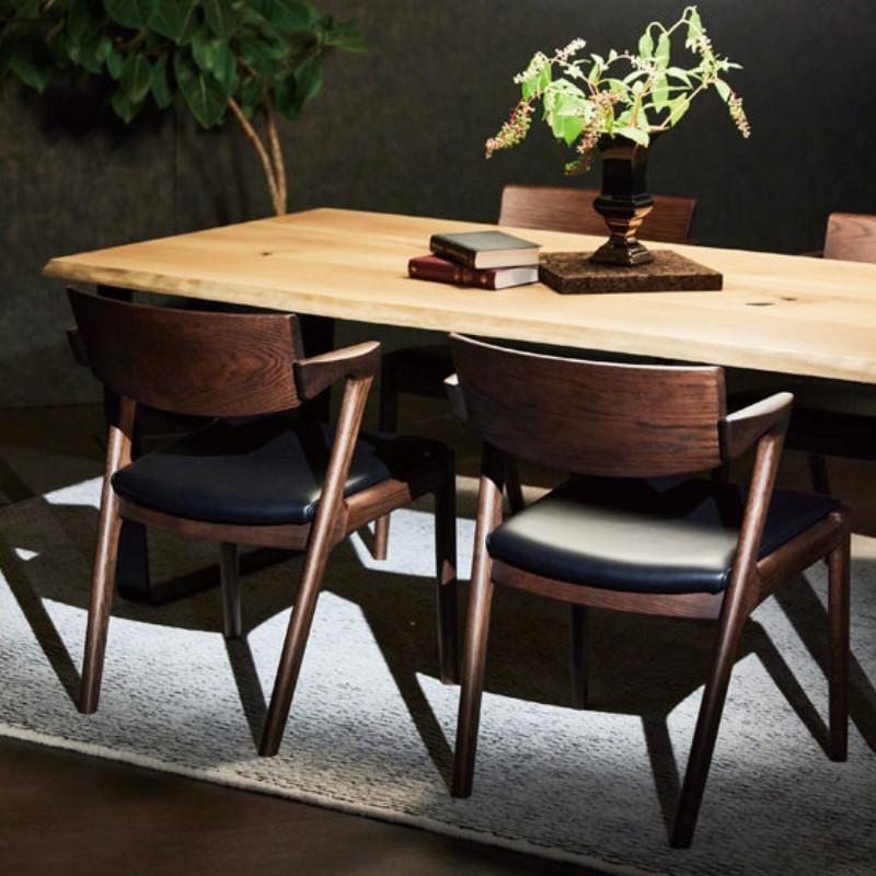 浜本工芸 DA-8250 ダイニングチェア No.8250 アームチェア 肘付椅子