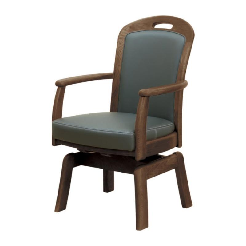 浜本工芸 LDA・DA-1800R 回転式 ダイニングチェア No.1800 アーム