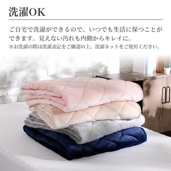 西川（nishikawa） 敷きパッド 秋冬 ダブル あたたか フランネル