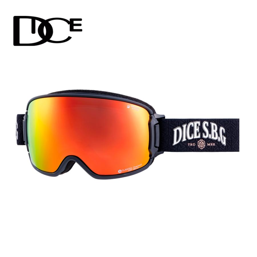 BANK 完売 DICE ゴーグル BK40892 MBK 偏光×MITレッドミラー 2024-25