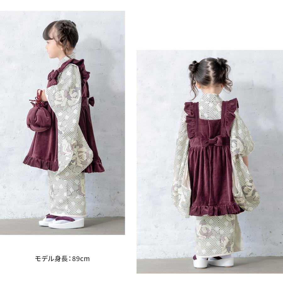 SOUBIEN（創美苑） レンタル 七五三 女の子 3歳 着物 被布 フルセット