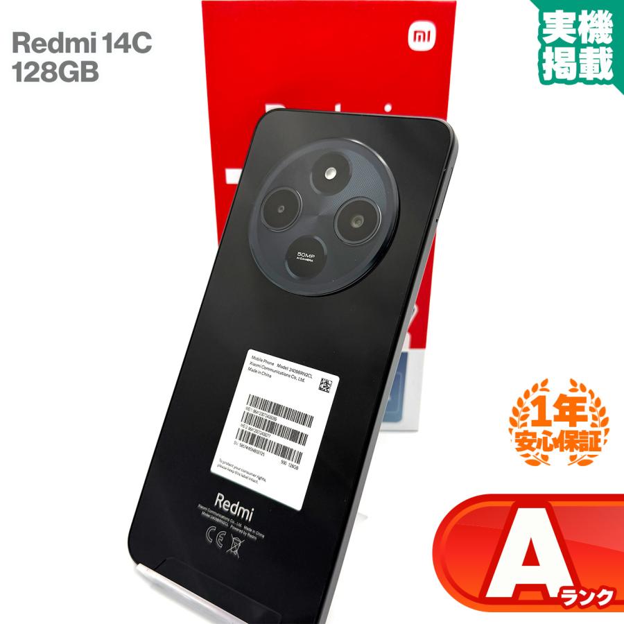 Redmi 安心の1年保証！Xiaomi 14C 128GB ミッドナイトブラック 本体