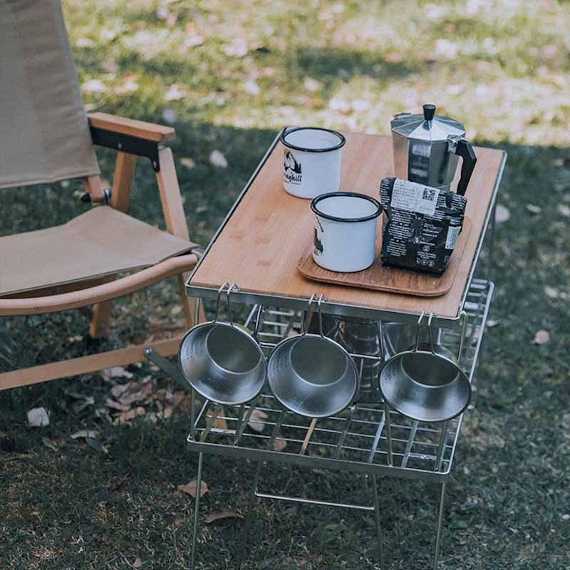 フィールドラック 天板 キャンピングムーン 竹製 木製 軽量 竹製天板