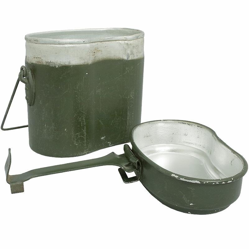 ルーマニア軍 アルミ飯盒 オリーブ デッドストック EE676NN 実物