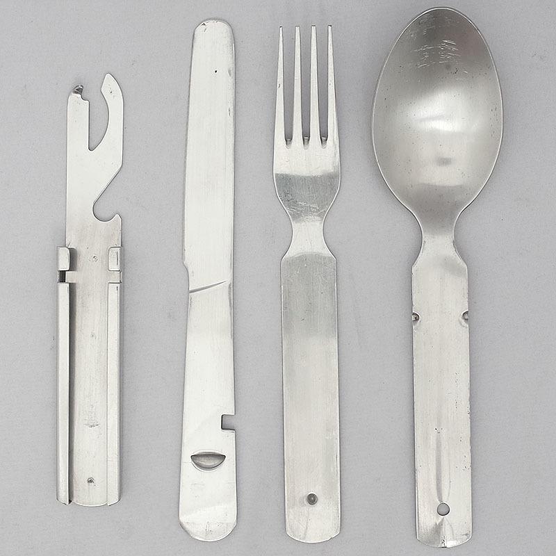 メール便可 ドイツ軍 カトラリーセット USED EE733UN ナイフ、フォーク