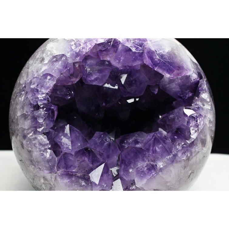 18.3Kg アメジスト笑口 丸玉 240mm 同梱不可 パワーストーン 天然石