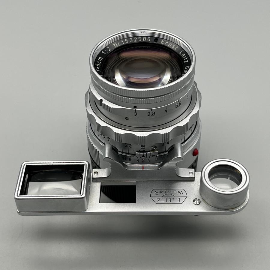 ライカMシステム 初期 逆ローレット DR Summicron 5cm f2 近接