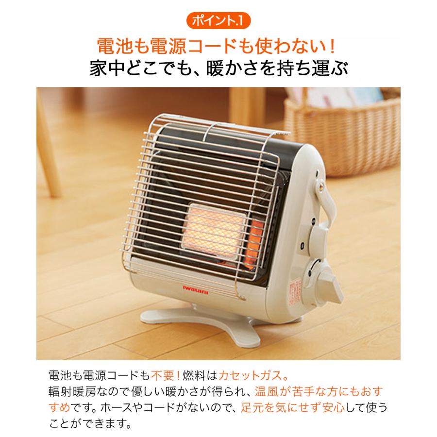 カセットガス ストーブ ポータブルタイプ マイ暖3 CB-STV-MYD3