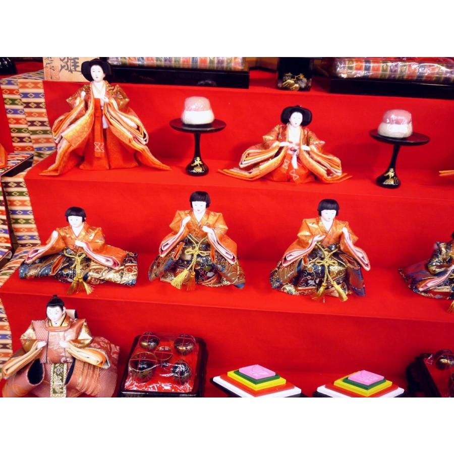 ひな人形☆七段十五人飾り A2−35x7C☆横幅105*奥行135