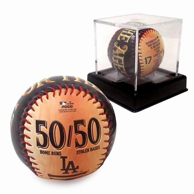 大谷翔平選手 ロサンゼルス・ドジャース 50-50 達成記念ボール ロゴ