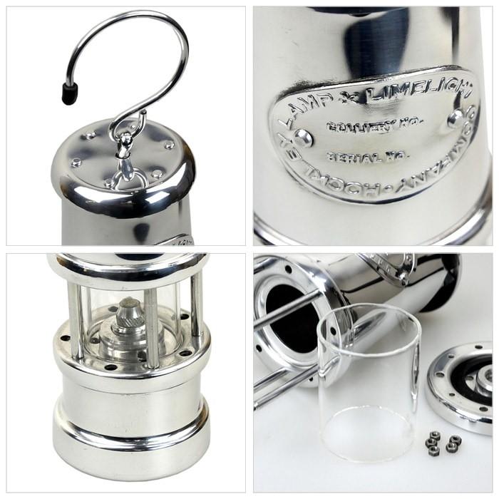 JD Burford マイナーズランプ Mサイズ / オールニッケル（約5時間