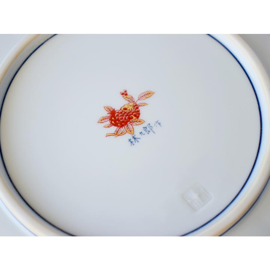 林九郎窯 古伊万里様式 菊割花地紋 プレート19cm 波佐見焼 6号 : 雑貨