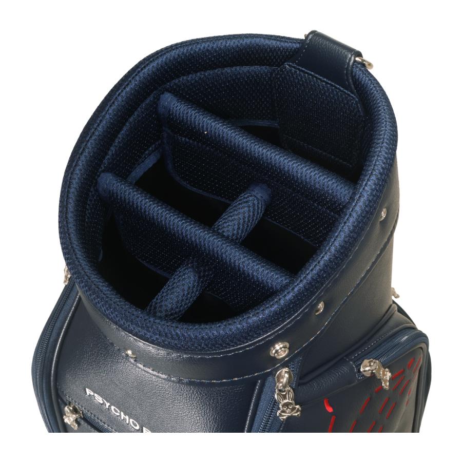 Psycho Bunny（サイコバニー） ゴルフ キャディバッグ カート型 9型 5