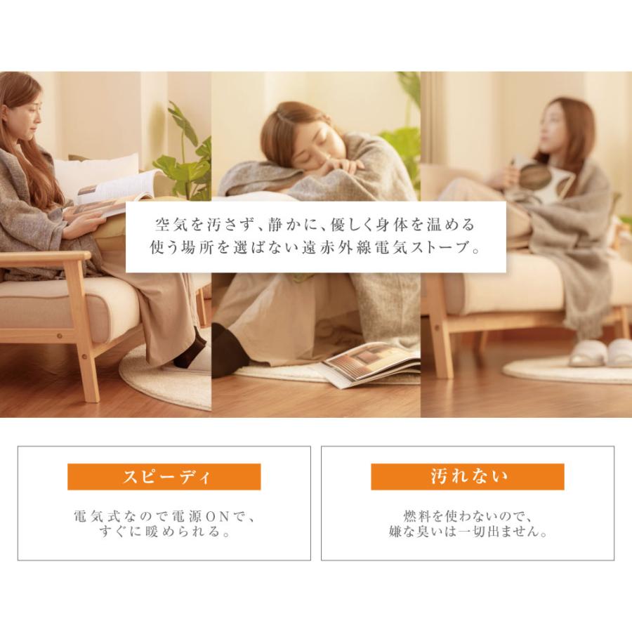 TAKASYOU ヒーター 電気ストーブ 足元 レトロ調 オフィス 省エネ