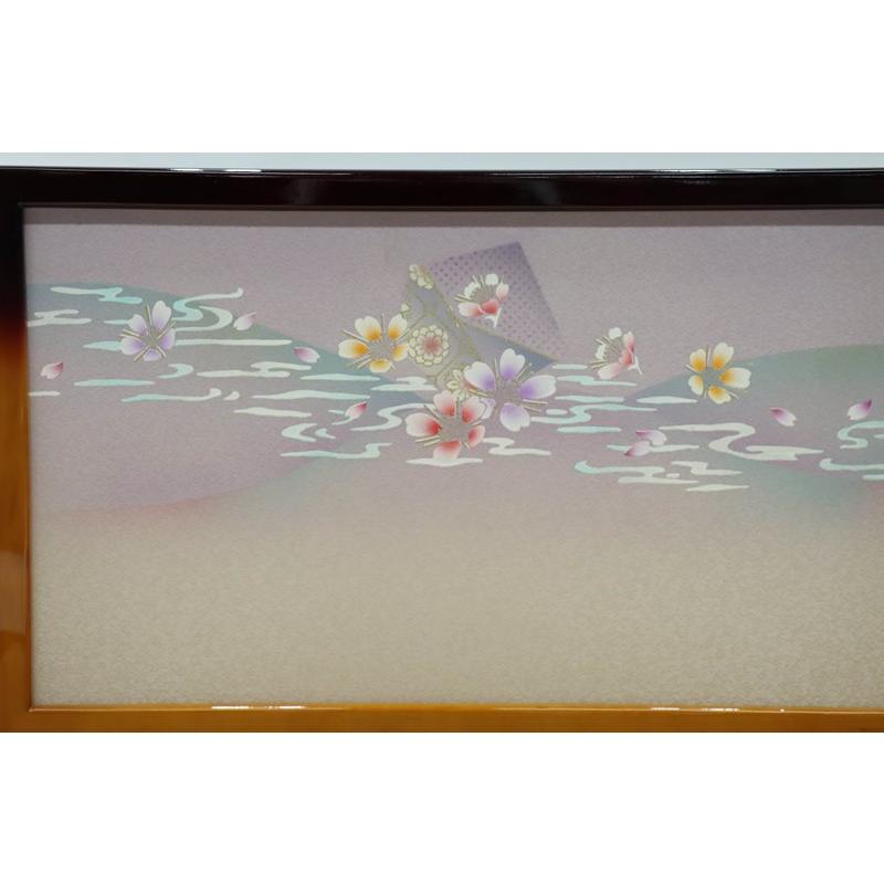 アウトレット品 雛人形 屏風台 台屏風セット 王朝塗り No.1-85 流水花