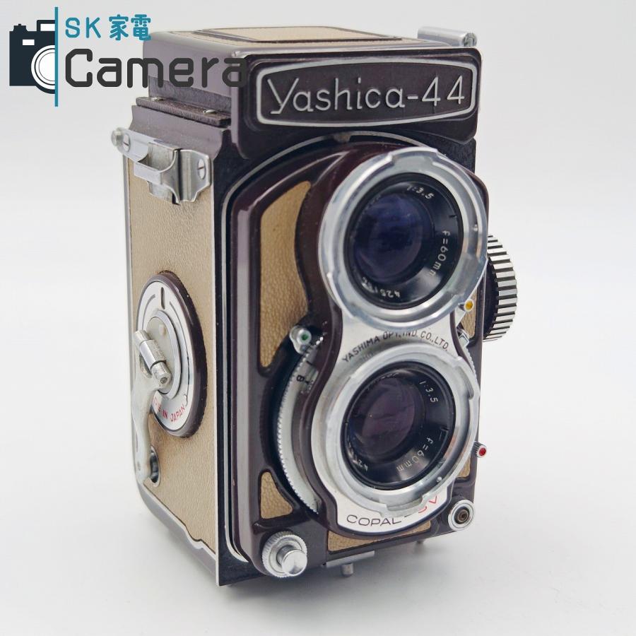 中古】 YASHICA Yashica-44 Yashikor 60mm F3.5 ブラウン 茶 希少