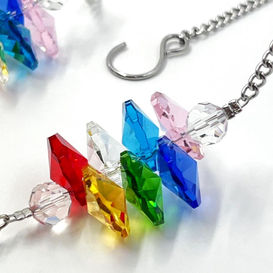 しずく 38mm 全長約27cm クリスタルガラス サンキャッチャー