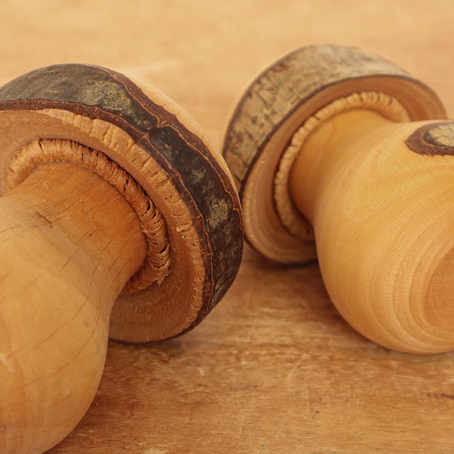 ドイツ製 オブジェ 木製 キノコ 北欧 置物 玄関 インテリア おしゃれ