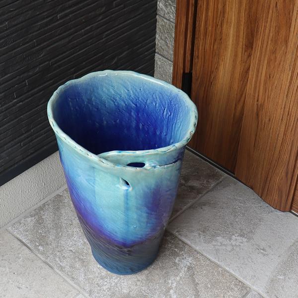 傘立て 陶器 おしゃれ 信楽焼 かさたて 和風 傘入れ モダン 玄関 新築