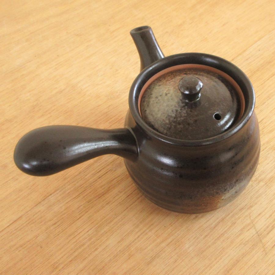 急須 黒備前六兵衛急須 茶器 おしゃれ 業務用 美濃焼 25d45618-310