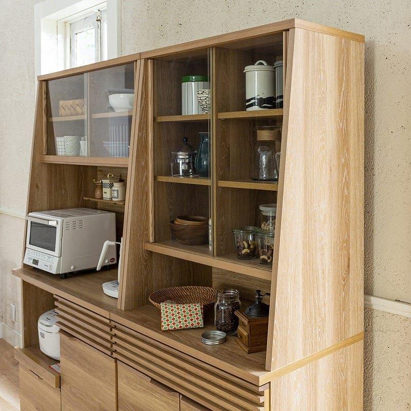 モリタインテリア工業 食器棚 引き戸 キッチン収納 キッチンボード