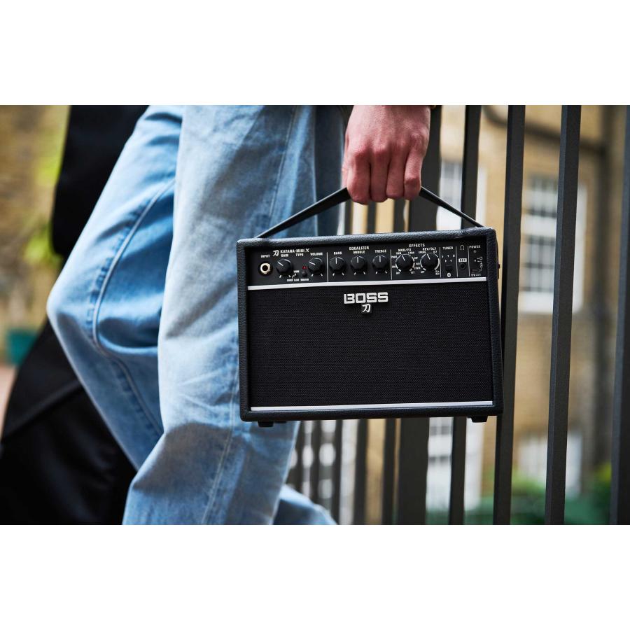 BOSS（ボス） 簡単操作♪シールド不要で快適演奏 KATANA-MINI X + LGW